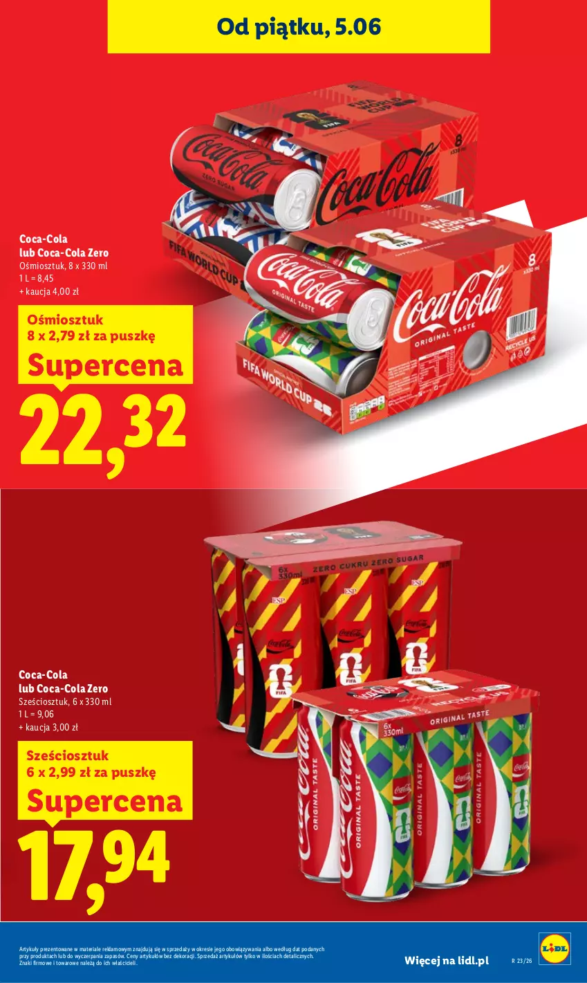 Gazetka promocyjna Lidl - Gazetka ważna od 5.06 do 6.06 - ważna 05.06 do 06.06.2026 - strona 11 - produkty: Coca-Cola