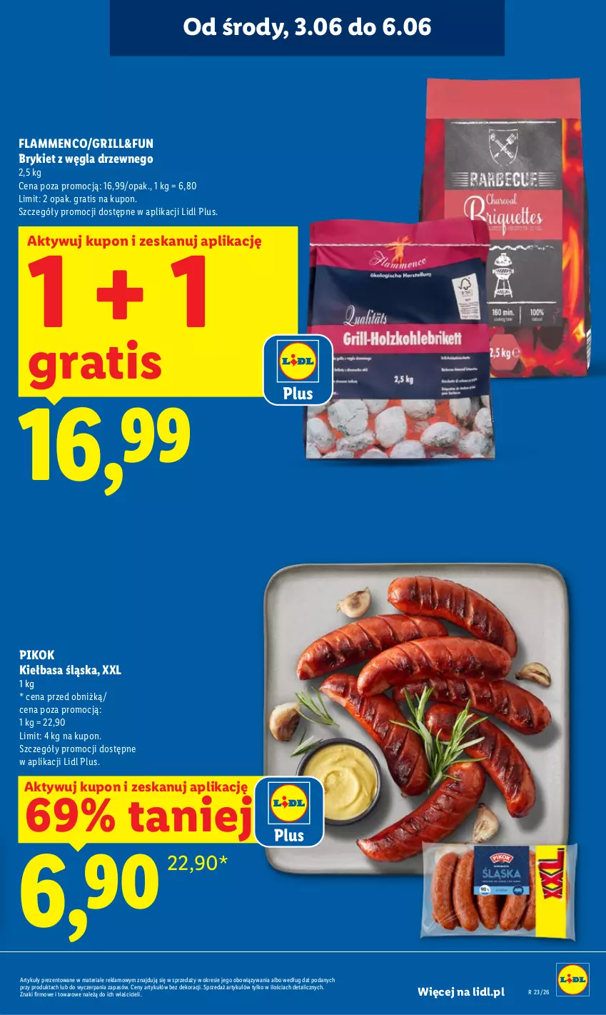 Gazetka promocyjna Lidl - Gazetka ważna od 5.06 do 6.06 - ważna 05.06 do 06.06.2026 - strona 5 - produkty: Gra, Grill, Kiełbasa, Kiełbasa śląska, PIKOK