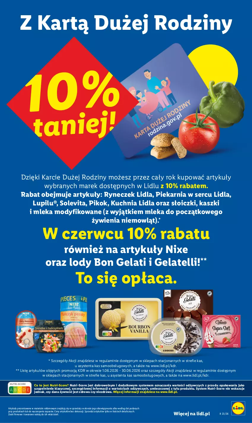 Gazetka promocyjna Lidl - Gazetka ważna od 5.06 do 6.06 - ważna 05.06 do 06.06.2026 - strona 89 - produkty: Kuchnia, Lody, PIKOK, Ser, Słoiczki
