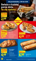 Gazetka promocyjna Lidl - Gazetka ważna od 5.06 do 6.06 - Gazetka - ważna od 06.06 do 06.06.2026 - strona 50 - produkty: Ser, Por, Hot dog, Rogal, Gouda, Szpinak