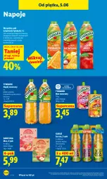 Gazetka promocyjna Lidl - Gazetka ważna od 5.06 do 6.06 - Gazetka - ważna od 06.06 do 06.06.2026 - strona 66 - produkty: Dawtona, Sok, Mus, Ice tea, Napoje, Tymbark, Kubuś, Arbuz, Napój