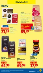 Gazetka promocyjna Lidl - Gazetka ważna od 5.06 do 6.06 - Gazetka - ważna od 06.06 do 06.06.2026 - strona 77 - produkty: Nescafé, Kawa rozpuszczalna, Kawa ziarnista, Kawa, Dolce Gusto, Lavazza, Kakao, Napój, Segafredo