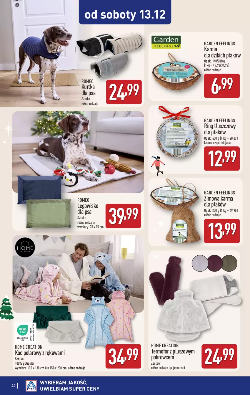 Gazetka promocyjna Aldi - Pełna oferta - ważna 08.12 do 14.12.2025 - strona 42 - produkty: Kawa, Koc, Kurtka, LEGO, Legowisko