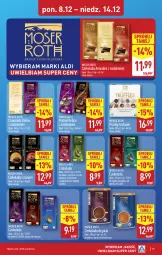 Gazetka promocyjna Aldi - Pełna oferta - Gazetka - ważna od 14.12 do 14.12.2025 - strona 19 - produkty: Ser, Sól, Mus, Migdały, Praliny, Czekolada, Moser Roth, Kakao