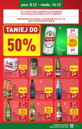 Gazetka promocyjna Aldi - Pełna oferta - Gazetka - ważna od 14.12 do 14.12.2025 - strona 25 - produkty: Piwa, Piwo, Ser, Por, Gra, Namysłów, Heineken, Perła, Kozel, Imbir