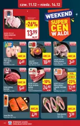 Gazetka promocyjna Aldi - Pełna oferta - Gazetka - ważna od 14.12 do 14.12.2025 - strona 40 - produkty: Kurczak, Mięso mielone, Sok, Por, Filet z piersi kurczaka, Szynka wieprzowa, Sokołów, Mięsne specjały, Karp, Królik, Szynka, Udziec wołowy, Mięso