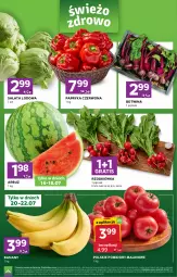 Gazetka promocyjna Stokrotka - Express - Gazetka - ważna od 22.07 do 22.07.2026 - strona 3 - produkty: Banany, Warzywa, Gra, Sałata lodowa, Papryka czerwona, Papryka, Sałat, Owoce, Arbuz, Pomidory, Rzodkiewka, Mięso