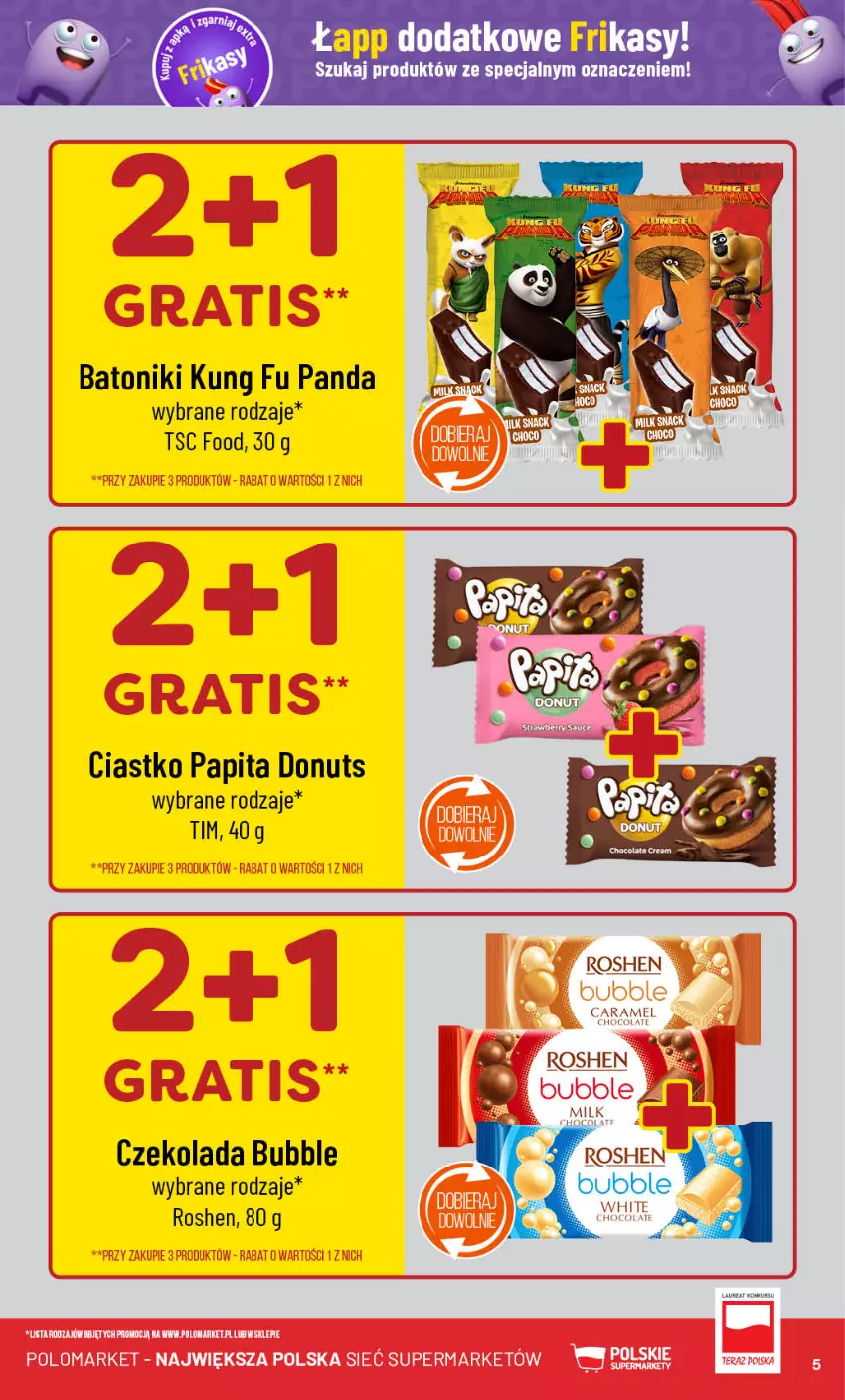 Gazetka promocyjna PoloMarket - Gazetka pomocyjna - ważna 28.08 do 03.09.2024 - strona 5 - produkty: Baton, Czekolada, Donut, Laur, Panda, Tonik