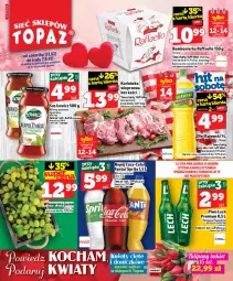Gazetka promocyjna Topaz - Gazetka - Gazetka - ważna od 18.02 do 18.02.2026 - strona 1 - produkty: Piwo, Kujawski, Top, Karkówka wieprzowa, Raffaello, Coca-Cola, Ferrero, Fanta, Sprite, Napój, Olej, Lech Premium, Fa