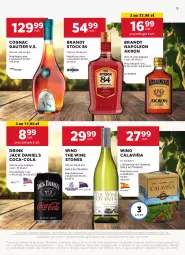 Gazetka promocyjna Stokrotka - Oferta alkoholowa - Gazetka - ważna od 06.11 do 06.11.2024 - strona 9 - produkty: Coca-Cola, Leon, Optima, Stock, Wino, Brandy, Oleo