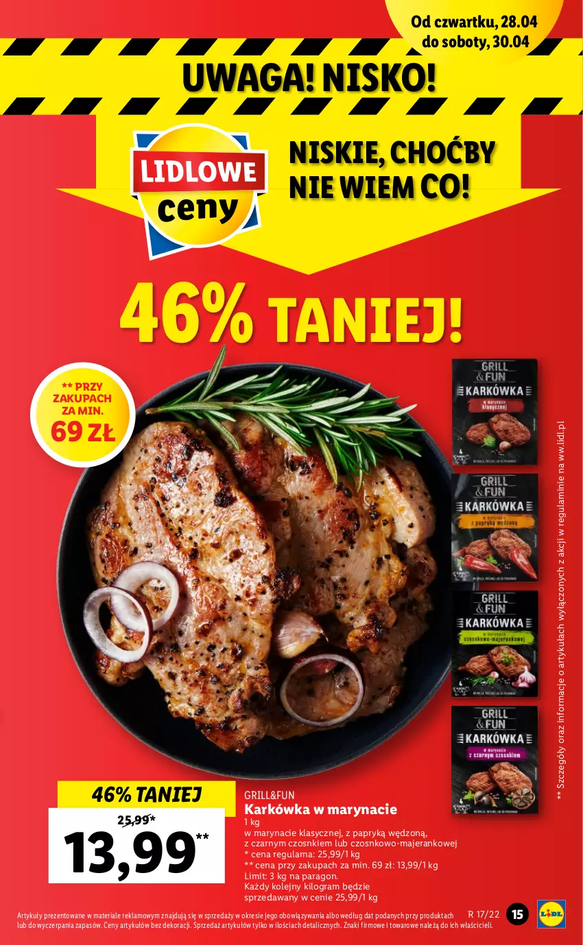 Gazetka promocyjna Lidl - GAZETKA - ważna 28.04 do 30.04.2022 - strona 15 - produkty: Gra, Grill, Olej, Waga