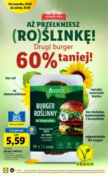 Gazetka promocyjna Lidl - GAZETKA - Gazetka - ważna od 30.04 do 30.04.2022 - strona 22 - produkty: Burger, Roślinny burger