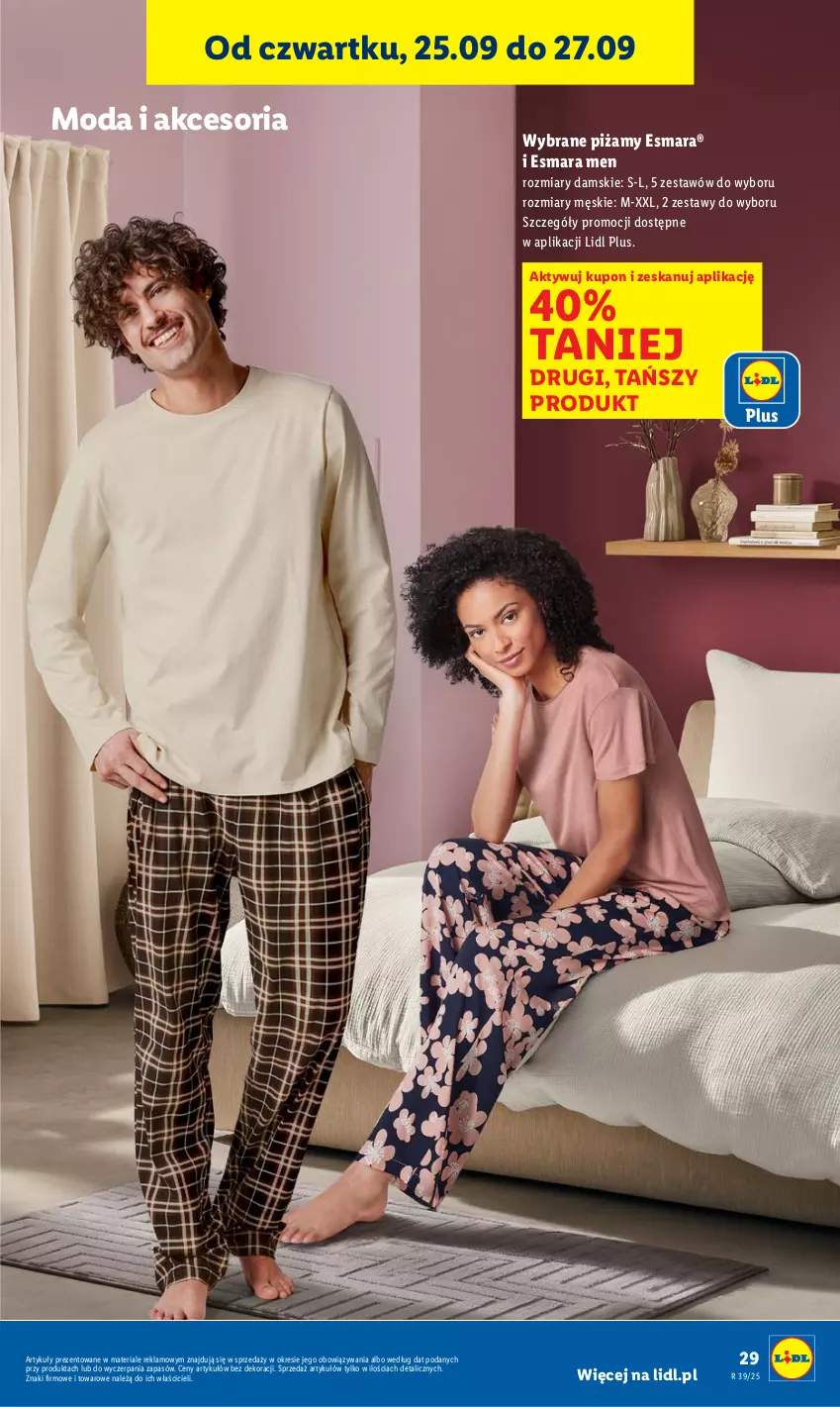 Gazetka promocyjna Lidl - GAZETKA - ważna 22.09 do 27.09.2025 - strona 35 - produkty: Moda