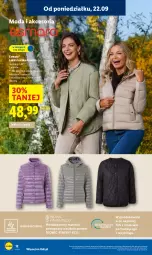 Gazetka promocyjna Lidl - GAZETKA - Gazetka - ważna od 27.09 do 27.09.2025 - strona 12 - produkty: Por, Finish, Kurtka, Moda