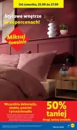 Gazetka promocyjna Lidl - GAZETKA - Gazetka - ważna od 27.09 do 27.09.2025 - strona 27 - produkty: Pościel, Meble