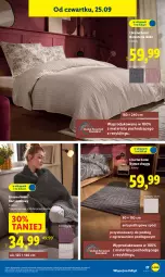 Gazetka promocyjna Lidl - GAZETKA - Gazetka - ważna od 27.09 do 27.09.2025 - strona 33 - produkty: Koc, Ivar, Ogrzewanie, Narzuta, Dywan
