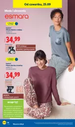 Gazetka promocyjna Lidl - GAZETKA - Gazetka - ważna od 27.09 do 27.09.2025 - strona 36 - produkty: Piec, Moda, Spodnie, Piżama