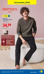 Gazetka promocyjna Lidl - GAZETKA - Gazetka - ważna od 27.09 do 27.09.2025 - strona 37 - produkty: Wełna, Spodnie, Piżama