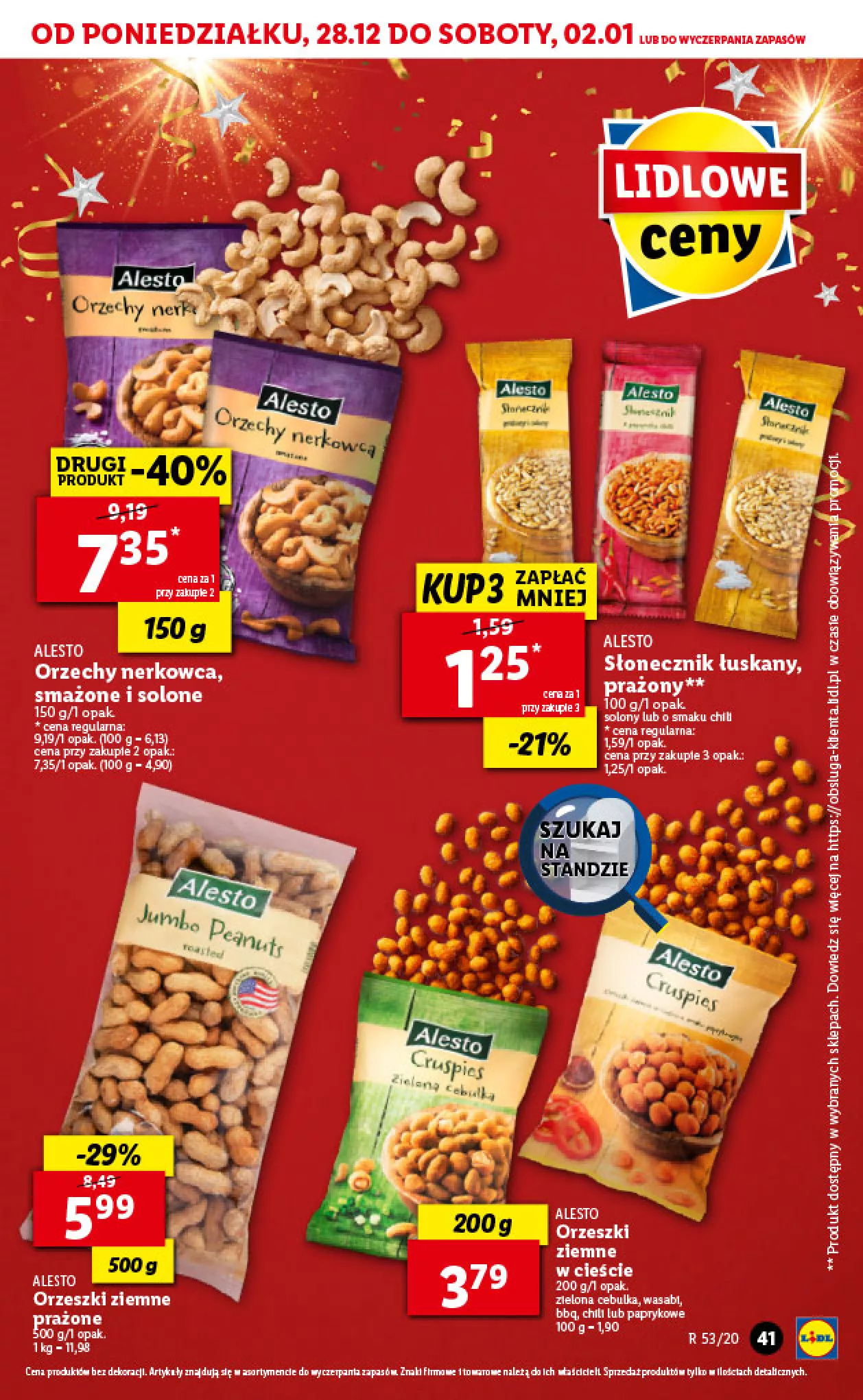 Gazetka promocyjna Lidl - Sylwester - ważna 28.12.2020 do 01.01.2021 - strona 41