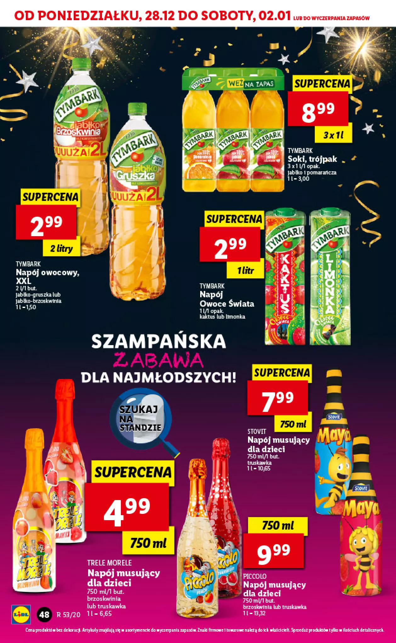 Gazetka promocyjna Lidl - Sylwester - ważna 28.12.2020 do 01.01.2021 - strona 48