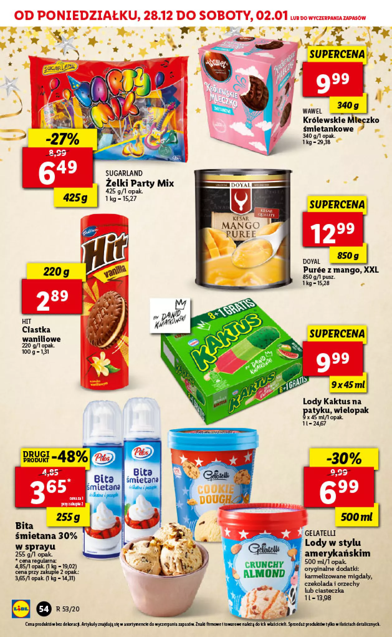 Gazetka promocyjna Lidl - Sylwester - ważna 28.12.2020 do 01.01.2021 - strona 54