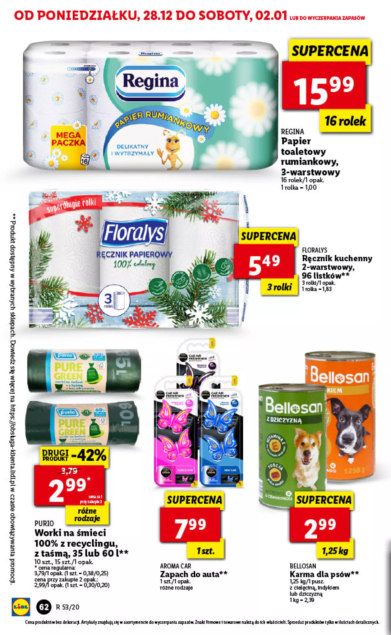 Gazetka promocyjna Lidl - Sylwester - ważna 28.12.2020 do 01.01.2021 - strona 62