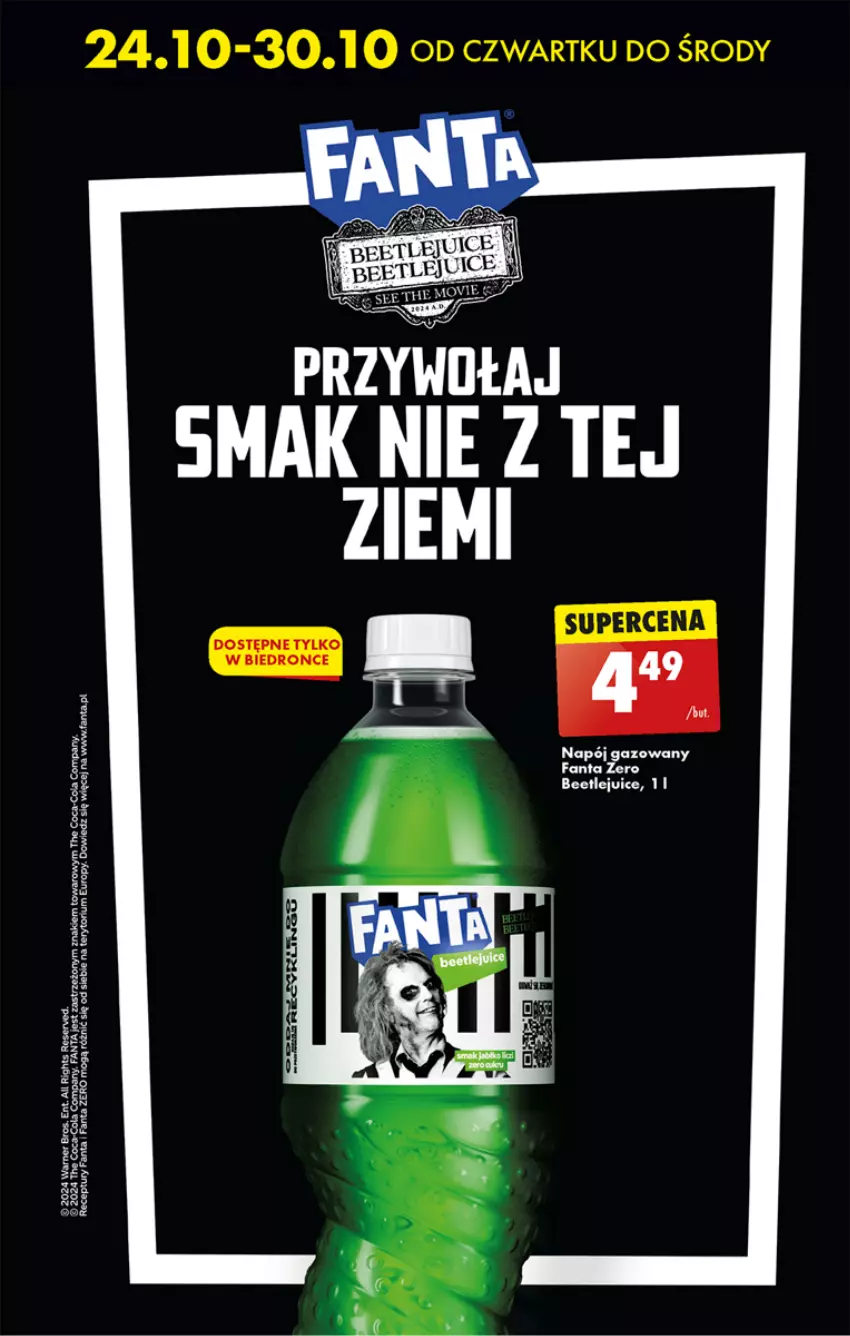 Gazetka promocyjna Biedronka - Od czwartku - ważna 24.10 do 30.10.2024 - strona 57 - produkty: Coca-Cola, Fa, Fanta, Napój, Napój gazowany, Pur