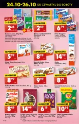 Gazetka promocyjna Biedronka - Od czwartku - Gazetka - ważna od 30.10 do 30.10.2024 - strona 52 - produkty: Kurczak, Ciastka, Nutella, Gra, Ba!, Orzeszki, Kinder Bueno, Praliny, Chipsy, Chrupki, Dron, Tonik, Czekolada, Przysnacki, Toffifee, Orbit, Baton, Knoppers, Guma do żucia, Orzeszki ziemne, Kinder, Bakalland, Kokos, Fa