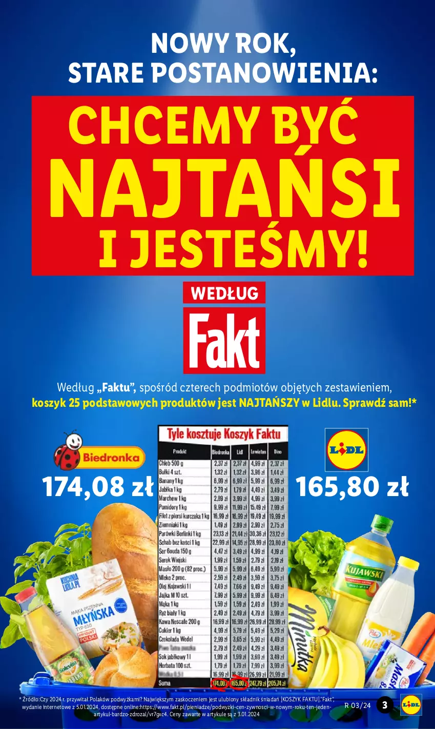 Gazetka promocyjna Lidl - GAZETKA - ważna 15.01 do 17.01.2024 - strona 3 - produkty: Fa, Koc, Kosz, Narty