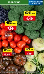 Gazetka promocyjna Lidl - GAZETKA - Gazetka - ważna od 17.01 do 17.01.2024 - strona 15 - produkty: Warzywa, Brokuły, Pomidory