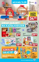 Gazetka promocyjna Aldi - Artykuły przemysłowe i tekstylia - Gazetka - ważna od 17.08 do 17.08.2024 - strona 3 - produkty: Gra, Wyrzutnia, Kolorowanka, Flamastry, Klej, Puzzle, Zabawka, Barbie, Mattel, Klocki, Pokémon, Obraz, Tor wyścigowy, Lalka, Hot Wheels