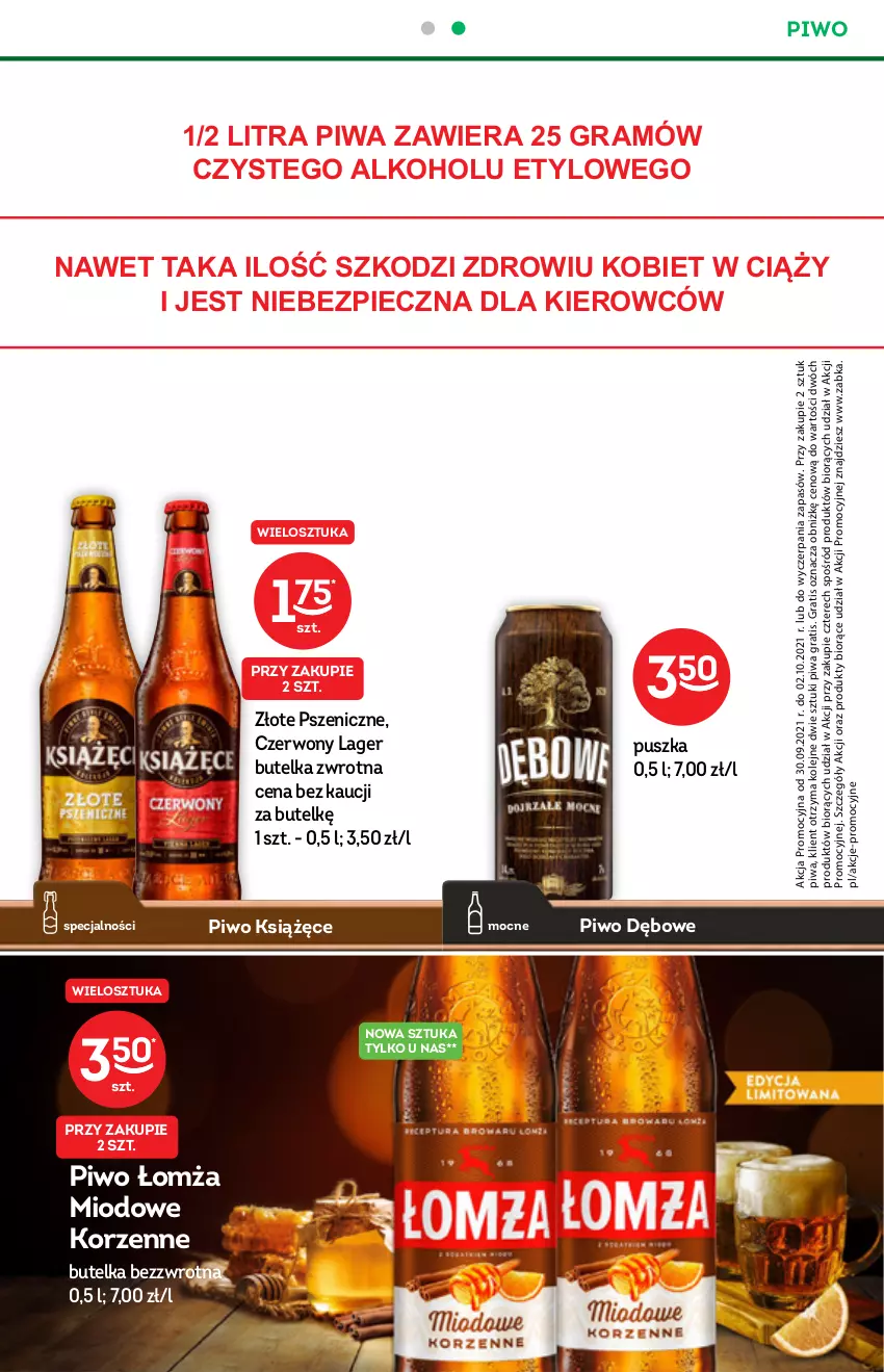 Gazetka promocyjna Żabka - ważna 13.10 do 31.10.2021 - strona 21 - produkty: Gra, Książęce, Olej, Piec, Piwa, Piwo