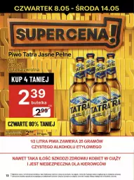 Gazetka promocyjna Delikatesy Centrum - Franczyza DC19 Czwartek - Gazetka - ważna od 14.05 do 14.05.2025 - strona 13 - produkty: Piwo, Rum, Tatra
