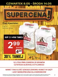 Gazetka promocyjna Delikatesy Centrum - Franczyza DC19 Czwartek - Gazetka - ważna od 14.05 do 14.05.2025 - strona 7 - produkty: Piwo, Rum, Kasztelan