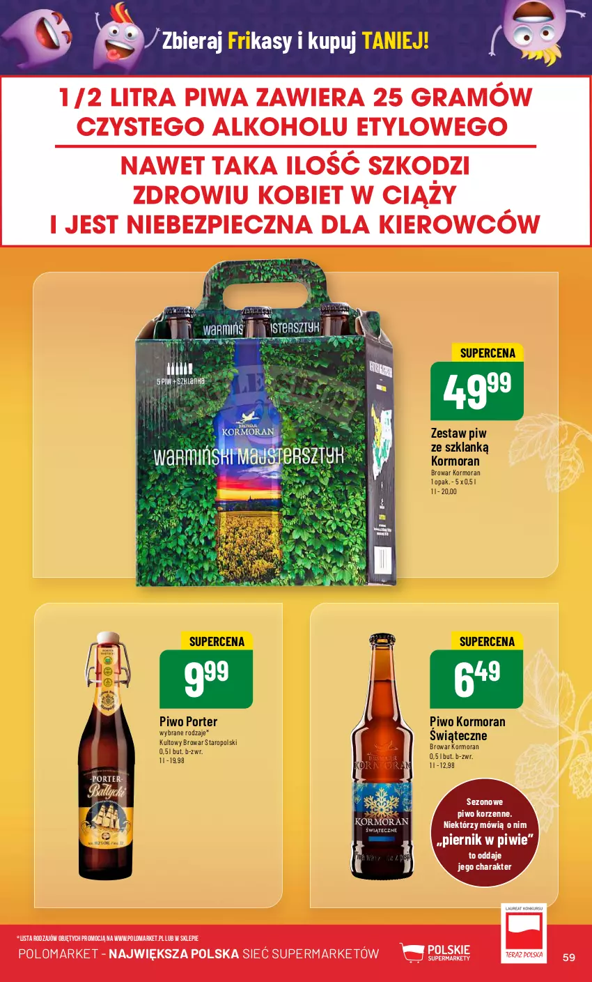 Gazetka promocyjna PoloMarket - Gazetka pomocyjna - ważna 06.12 do 12.12.2023 - strona 59 - produkty: Piernik, Piwo, Por