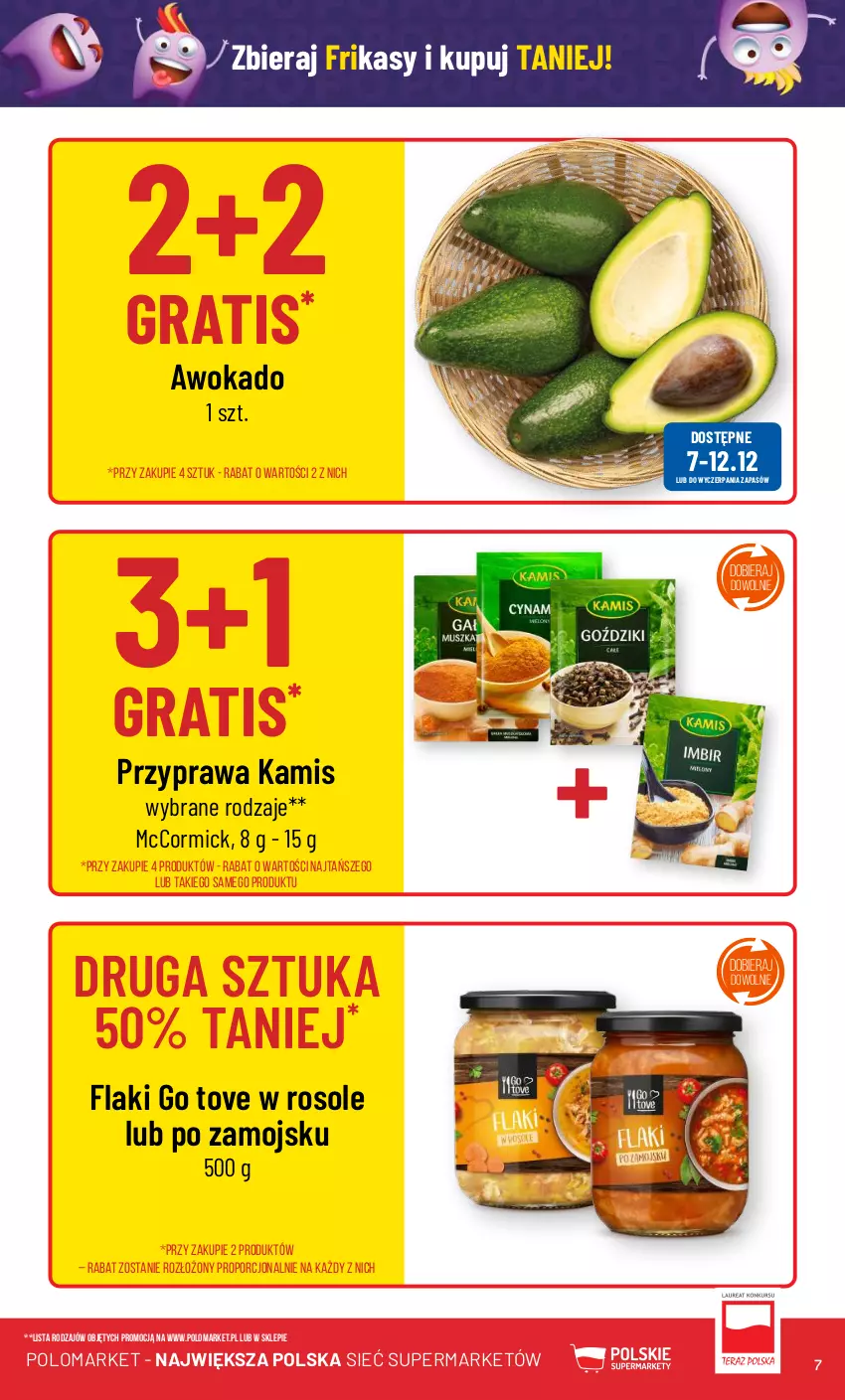 Gazetka promocyjna PoloMarket - Gazetka pomocyjna - ważna 06.12 do 12.12.2023 - strona 7 - produkty: Flaki, Gra, Kamis, Por