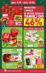 Gazetka promocyjna Aldi - Pełna oferta - Gazetka - ważna od 12.10 do 12.10.2024 - strona 2 - produkty: Piec, Makaron, Warzywa, Papryka czerwona, Papryka, Warzywa i owoce, Pieczarki krojone, Owoce, Pomidory