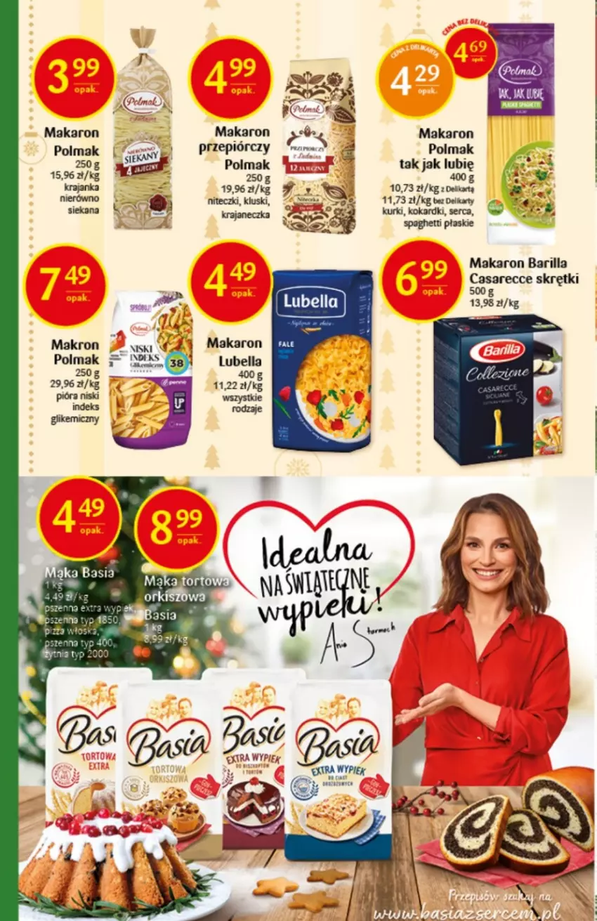 Gazetka promocyjna Delikatesy Centrum - Gazetka świąteczna DC49/50 - ważna 15.12 do 31.12.2022 - strona 10 - produkty: Barilla, Basia, Bell, Bella, Lubella, Makaron, Olma, Puder