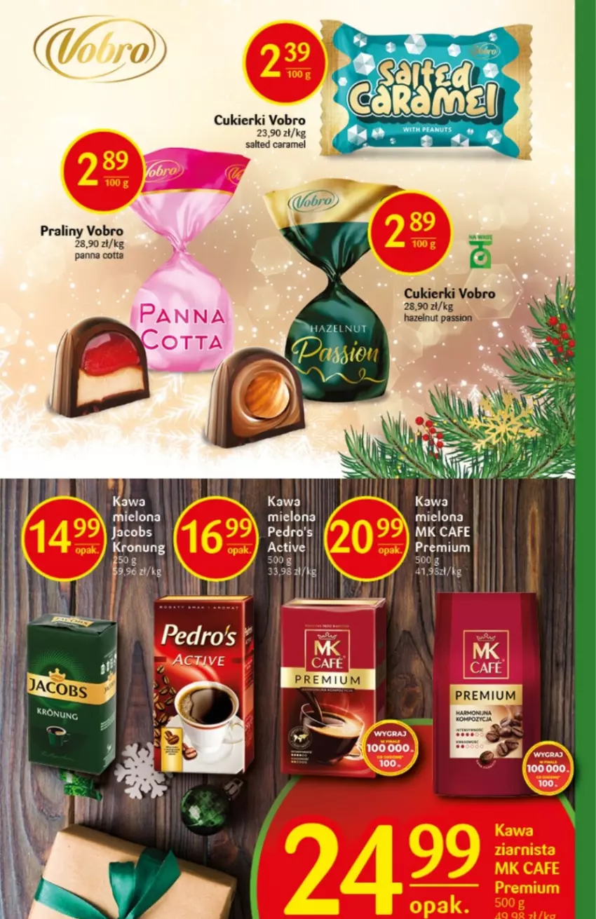 Gazetka promocyjna Delikatesy Centrum - Gazetka świąteczna DC49/50 - ważna 15.12 do 31.12.2022 - strona 19 - produkty: Cukier, Cukierki, Jacobs, Panna cotta, Praliny