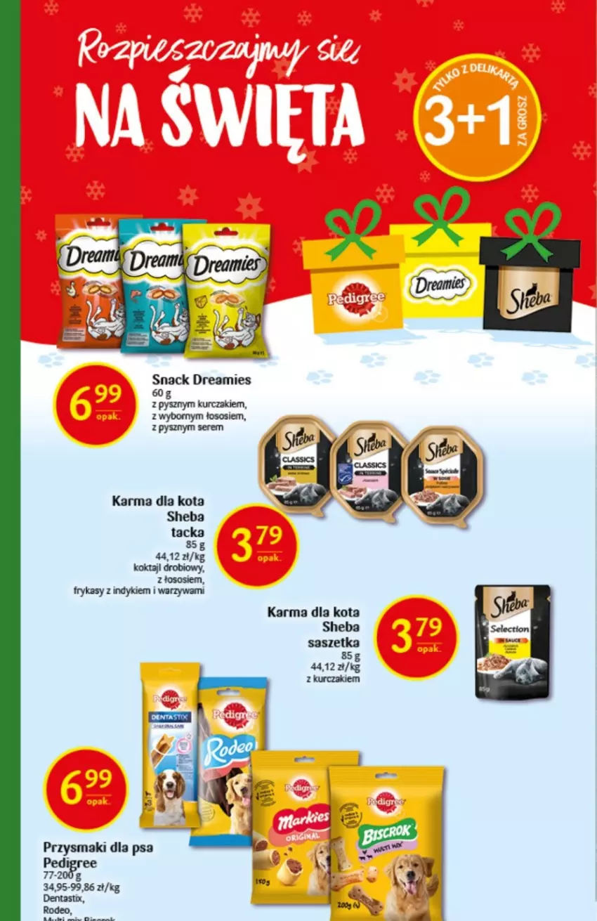 Gazetka promocyjna Delikatesy Centrum - Gazetka świąteczna DC49/50 - ważna 15.12 do 31.12.2022 - strona 26 - produkty: Kurczak, Pedigree, Przysmaki, Ser, Sheba, Sos, Warzywa