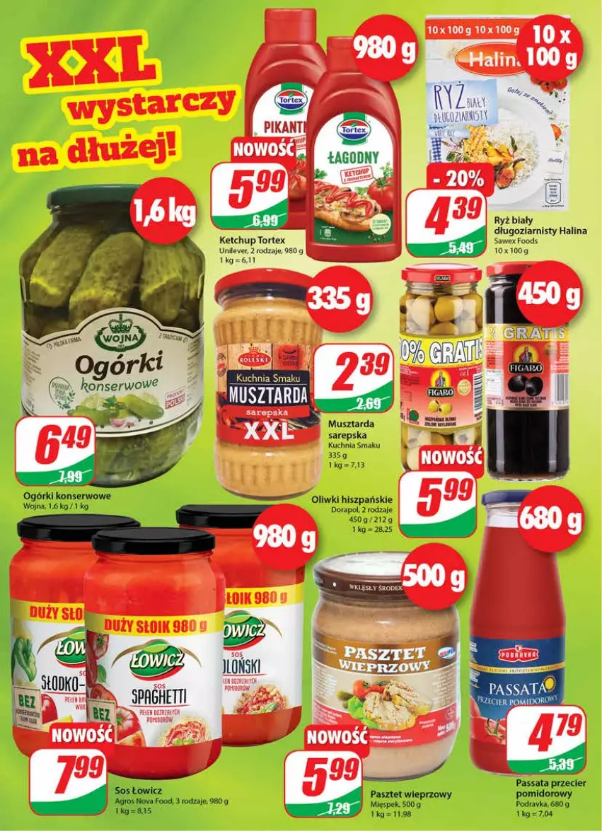 Gazetka promocyjna Dino - Gazetka - ważna 02.06 do 08.06.2021 - strona 6 - produkty: Ketchup, Kuchnia, Mus, Musztarda, Oliwki, Rura, Ryż, Ryż biały