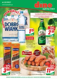 Gazetka promocyjna Dino - Gazetka - Gazetka - ważna od 08.06 do 08.06.2021 - strona 1 - produkty: Piwo, Namysłów, Dobrowianka, Tarczyński, Woda mineralna, Kabanos, Woda, Kiełbasa, Kiełbasa śląska