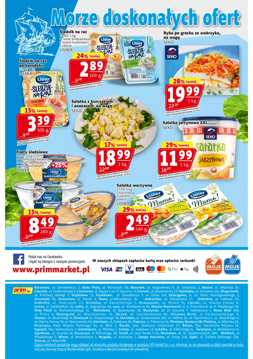 Gazetka promocyjna Prim Market - ważna 12.06 do 18.06.2025 - strona 16 - produkty: Fa, Lisner, Ryba, Ryba po grecku, SEKO, Ser, Sos