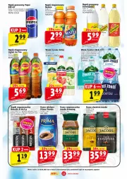 Gazetka promocyjna Prim Market - Gazetka - ważna od 18.06 do 18.06.2025 - strona 11 - produkty: Kawa rozpuszczalna, Kawa ziarnista, Ice tea, Kawa mielona, Kawa, Pepsi, Schweppes, Lipton, Napój gazowany, Prima, Napój niegazowany, Jacobs, Woda, Napój, Nestea
