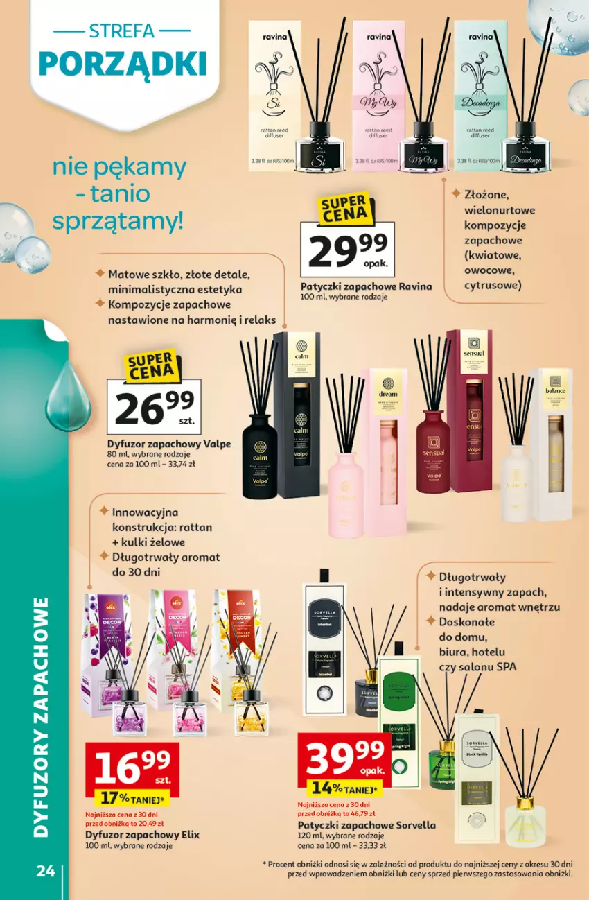 Gazetka promocyjna Auchan - Gazetka Strefa Porządki Hipermarket Auchan - ważna 19.03 do 25.03.2026 - strona 24 - produkty: Dyfuzor zapachowy, Fa, Por, Ser