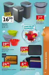 Gazetka promocyjna Auchan - Gazetka Strefa Porządki Hipermarket Auchan - Gazetka - ważna od 25.03 do 25.03.2026 - strona 29 - produkty: Por, Wycieraczka, Buty, Ociekacz, Kosz, Wiadro, Miska, Kokos