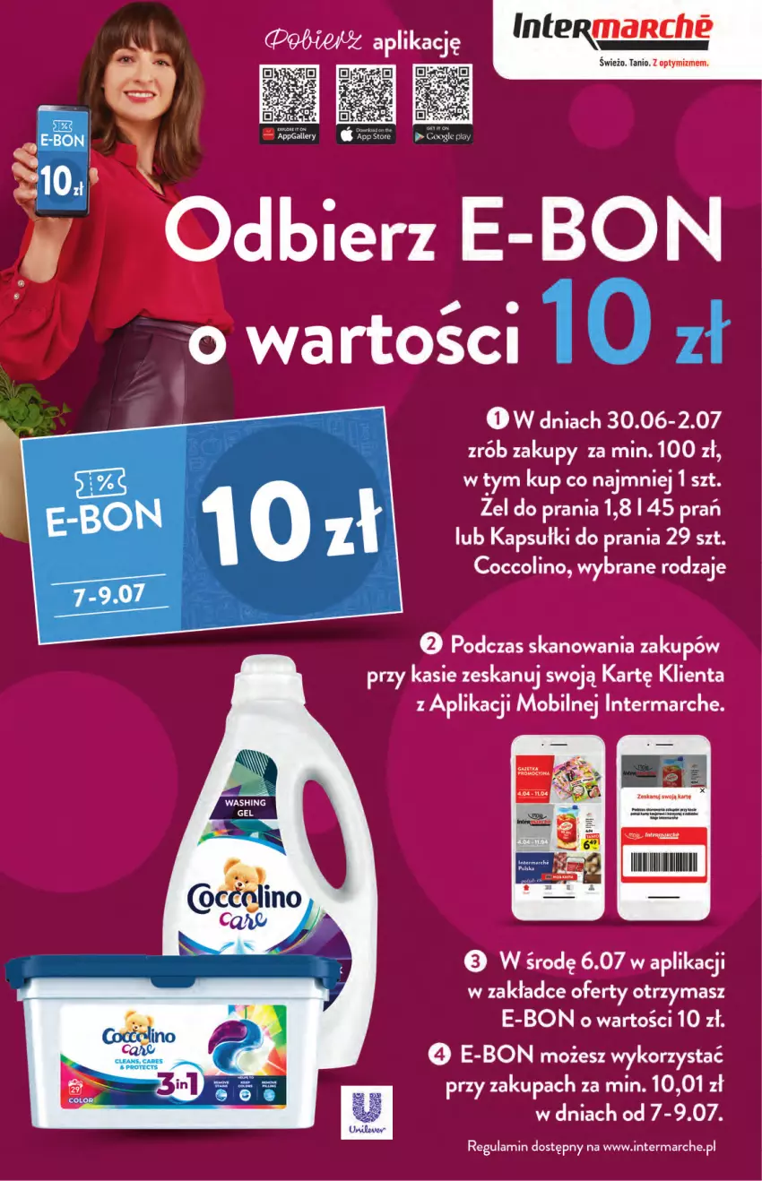 Gazetka promocyjna Intermarche - ważna 30.06 do 06.07.2022 - strona 4 - produkty: Coccolino, Kapsułki do prania