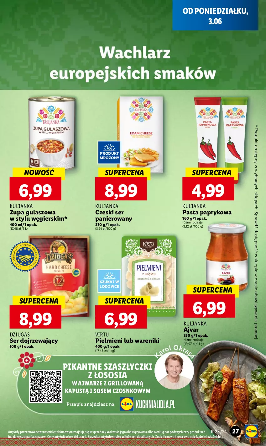 Gazetka promocyjna Lidl - GAZETKA - ważna 03.06 do 05.07.2024 - strona 29 - produkty: Grill, Kapustą, Ser, Sos, Virtu, Zupa