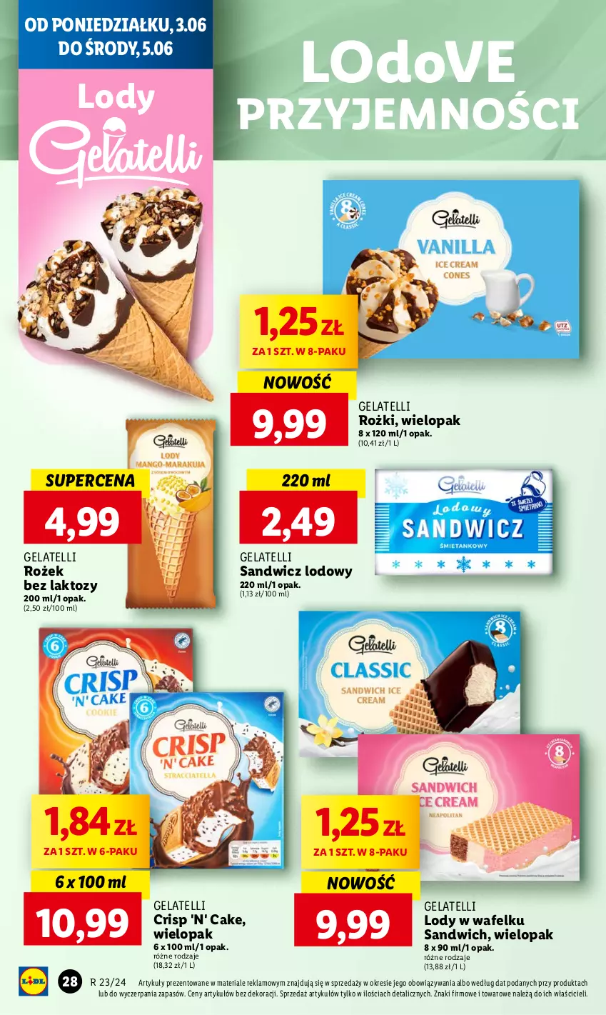 Gazetka promocyjna Lidl - GAZETKA - ważna 03.06 do 05.07.2024 - strona 32 - produkty: Dove, Lody