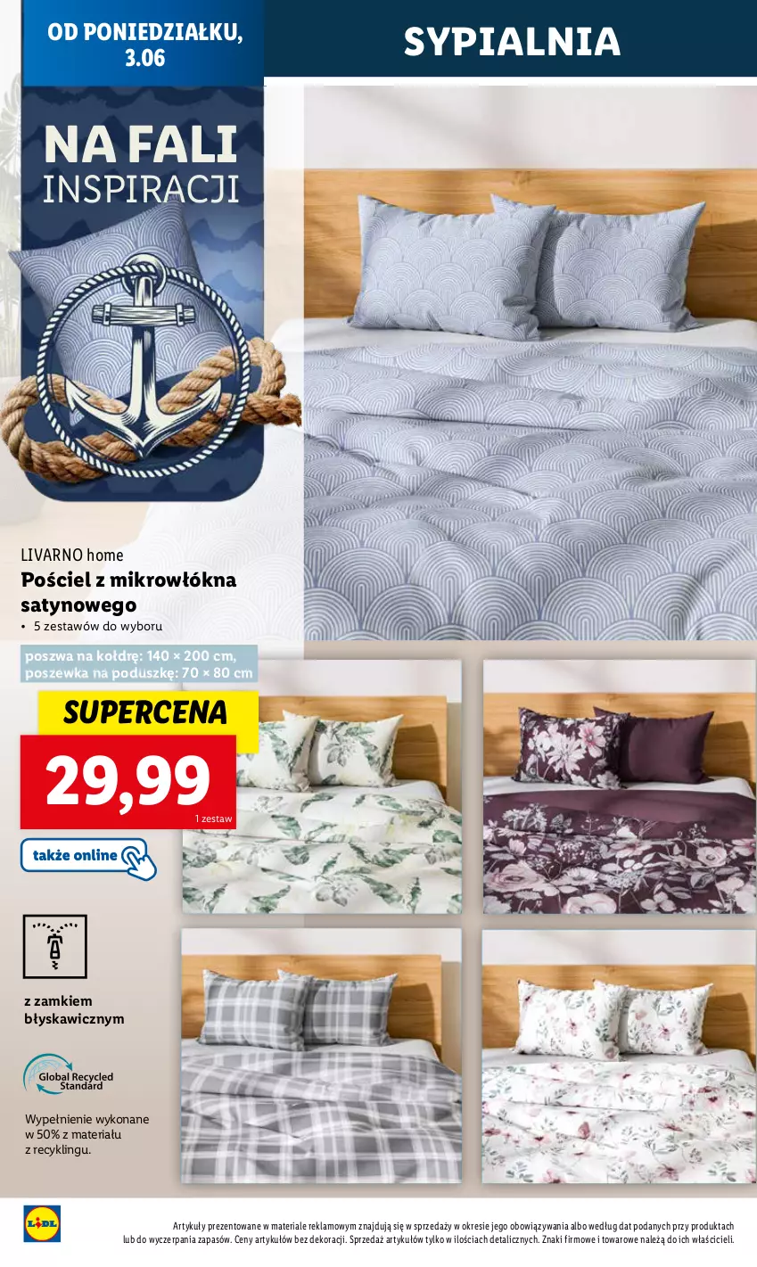 Gazetka promocyjna Lidl - GAZETKA - ważna 03.06 do 05.07.2024 - strona 54 - produkty: Fa, Ivar, Pościel, Poszewka, Sypialnia